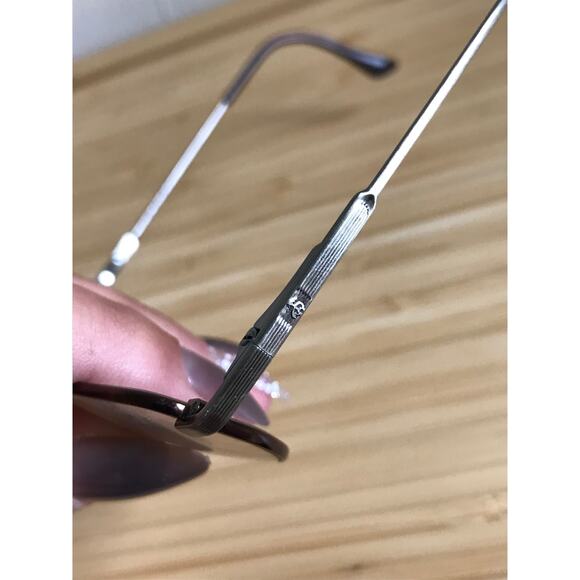 BROOKS BROTHER tortoise brown pewter 190 eyeglasses glasses frames - Picture 5 of 14